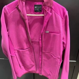 Figs Pink Utility Jacket